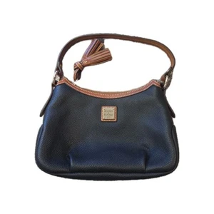 NWOT Dooney & Bourke Pebble Grain Leather Pouchette Bag Baguette  - Picture 1 of 5