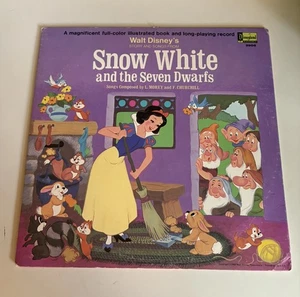 Walt Disneys Schneewittchen 1969 Disneyland Schallplatte (mit Buch) ST 3906 LP Vinyl *lesen - Bild 1 von 8