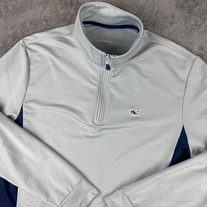 Vineyard Vines 1/4 Zip Pullover Men's Medium Performance Golf Outdoor Stretch - Picture 1 of 8