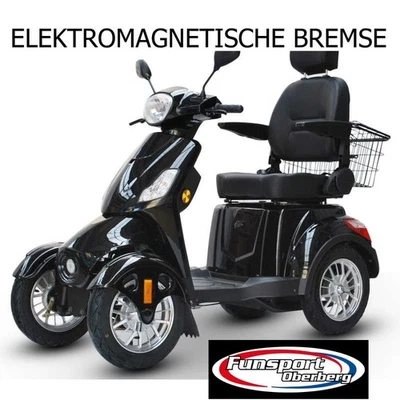 FSO Seniorenmobil  Quad  525 mit Elektromagnetische Bremsen in Rot oder Schwarz - Bild 1 von 4