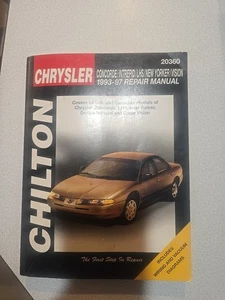 Chilton Book Manual Chrysler 1993-1997 20360 Concorde Intrepid B - Foto 1 di 7
