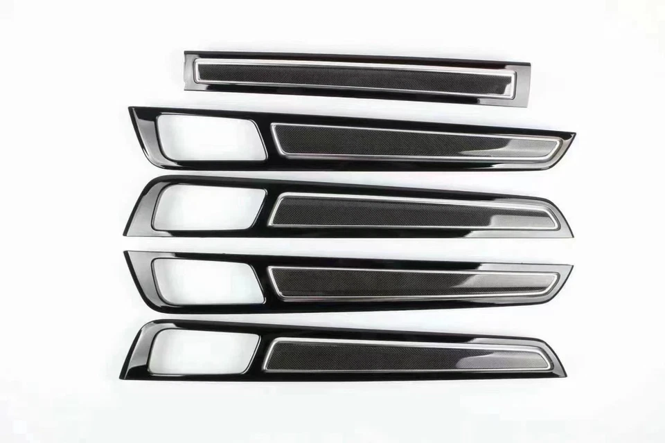 Kit de molduras interiores de fibra de carbono seca de repuesto para Porsche Cayenne 2019-2023 OE Foto 1 de 4