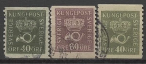 Nº: 128681 - SUECIA - LOTE DE 3 SELLOS MUY ANTIGUOS - USADOS!! - Imagen 1 de 1