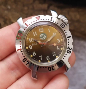 Watch Vostok Amphibian USSR Juvenil Vintage mechanical men's wrist watch - Picture 1 of 12