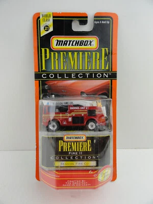 1998 Matchbox Premiere World Class Series 21 Seaside Fire Co. Snorkel Truck - Image 1 of 4