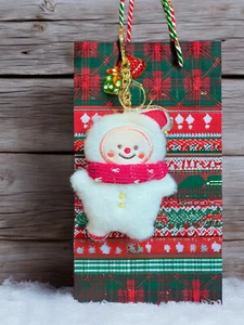 Keyring Keychain Gift Ornaments Xmas Tree Hanging Pendant Car Home Decor - Picture 1 of 4