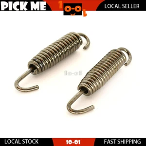 2Pcs Exhaust Spring Pipe Muffler 60mm For KTM 640 LC4 18 Liters 640 2003 - Picture 1 of 1