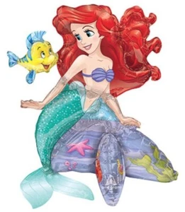 Ariel Little Mermaid 20'' Air Fill Balloon Birthday Party Decorations Supplies - Picture 1 of 1
