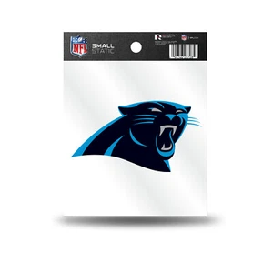 Carolina Panthers Logo Static Cling Sticker NEW!! Window or Car NFL 3x4 Inches - Picture 1 of 2