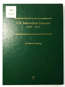2018 -25 American Innovation $1. BU 29 coins Set in folder is mix P or D Mmk. - Picture 1 of 4