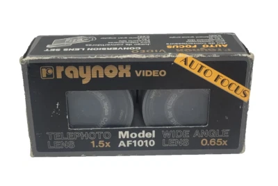 Raynox af-1010 Video Conversion Lens Set Auto Focus Model AF-1010 Foto 1 de 4