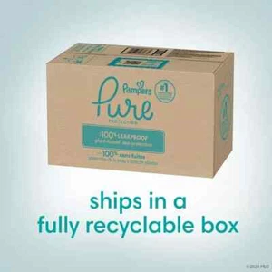 Pañales Pampers Pure Protection - Talla 4, suministro para un mes (150 unidades) - Imagen 1 de 4