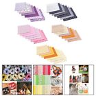 Patchwork Set Versatile Decor Mixed Color 25*24cm Crafts Fabric Easy To Clean