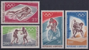 F-EX56160 GABON MH 1968 MEXICO OLYMPIC GAMES ATHLETISM BOXING JUDO CYCLING. - Picture 1 of 1