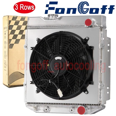 Fit 1964-1966 Ford Mustang Falcon/ Mercury Comet V8 3 Row Radiator Shroud Fan — 第 1/4 张图片