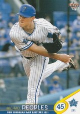 Michael Peoples, Triple AAA-Yokohama DeNA BayStars, BBM Card #DB22 (2021)