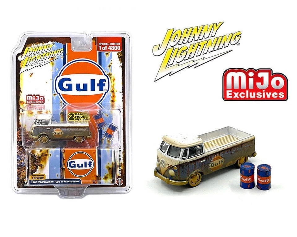 Johnny Lightning Volkswagen тип 2 транспортер 1965 GULF JLCP7442 1/64 - Изображение 1 из 1