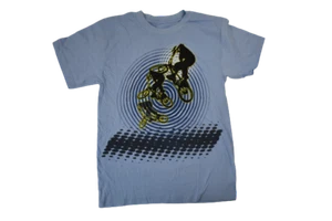 Bioworld Youth Boys Bicycles Biking Light Blue Shirt New L - Picture 1 of 1