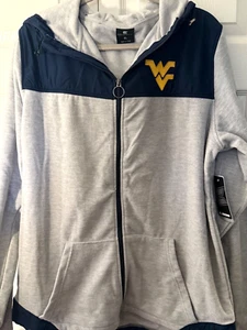 WEST VIRGINIA UNIVERSITY FULL-ZIP JACKET/MENS XL/NEW!! - Picture 1 of 4
