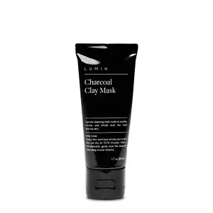 Lumin Charcoal Clay Face Mask Purifying Hydrating Refreshing Skin for Men 50 ml - Picture 1 of 3