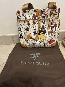 Piero Guidi Circus Leather bag White - Picture 1 of 14