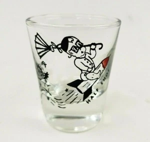 Vintage Rocket Half Shot Glass Bird Baby - Imagen 1 de 5