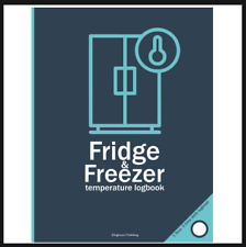 Fridge & Freezer Temperature Log Book Temperature monitoring Book for restaur...