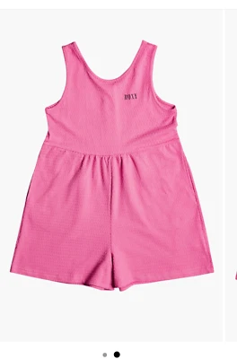 Romper feminino Roxy rosa com botões tamanho XL 14 - Imagem 1 de 4