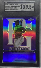 2014 Leaf Perfect Game Ke’Bryan Hayes Prismatic Purple 7/10 SGC 10/9.5