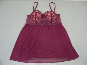 Purple - Floral - Size L Tank Top Bustier Style Camisole! - Picture 1 of 10