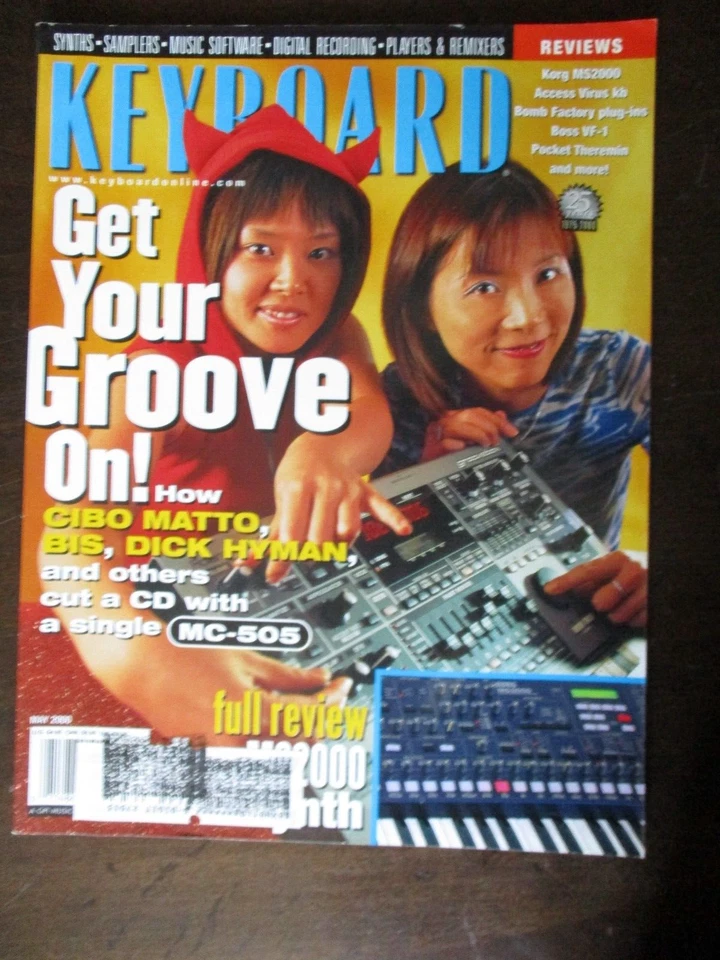 KEYBOARD MAGAZINE MAY 2000 MS2000 SYNTH REVIEW CIBO MATTO BIS DICK HYMAN GROOVE - Image 1 of 2