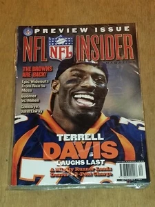 NFL INSIDER PREVIEW ISSUE SEPTEMBER 1999 TERRELL DAVIS JOHN ELWAY US MAGAZINE - Bild 1 von 1