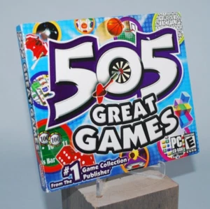 ValuSoft 505 Great Games (PC CD-ROM 2003) CD, Jewel Case and Carboard Sleeve - Bild 1 von 5