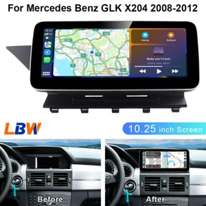 Para Benz GLK X204 2008-2012 Linux 10.25"" Pantalla Coche Carplay Android Auto Wifi - Imagen 1 de 12