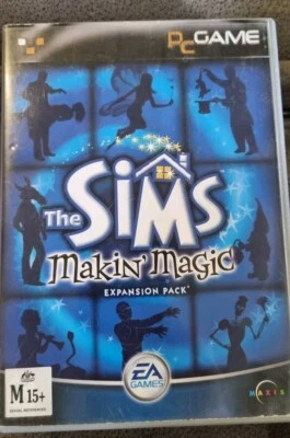 The Sims Makin Magic expansion pack PC CD-ROM 2002 Vgc Manual  - Image 1 of 4