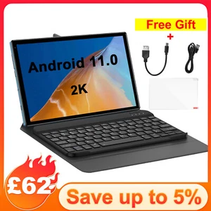 10Inch Android11. Tablet PC 4GB RAM 64GB ROM Dual Camera 8MP AC WiFi 6000mAh NEW - Picture 1 of 12
