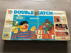 Jeu de mémoire Double Match "1 rue Sésame" Muppets / MB 1976 - Imagen 1 de 6