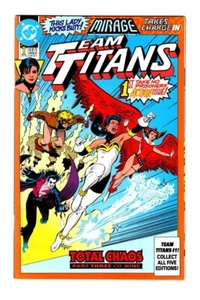 TEAM TITANS 1 MIRAGE VF+ (8.5) TOTAL CHAOS STRIKES * - Picture 1 of 2