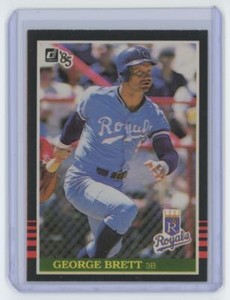 1985 DONRUSS BASEBALL GEORGE BRETT . KANSAS CITY ROYALS #53.