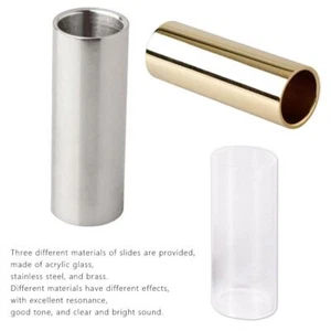 60mm Guitar Finger Sleeve Slide Tube Set M U5A6 W0K6 - Imagen 1 de 7