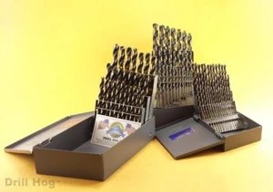 115 Pc Drill Bit Set (3) Cases Letter Number HI-M7 Drill Hog® Lifetime Warranty - Picture 1 of 5