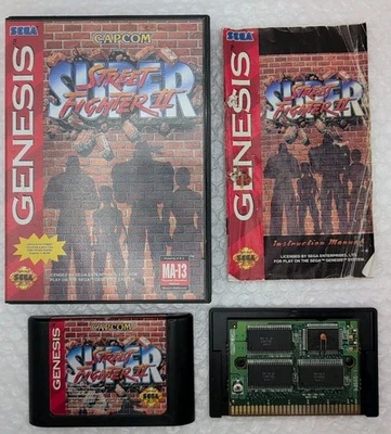 Super Street Fighter II (Sega Genesis) Complete - Tested - Excellent  - Image 1 of 4