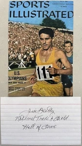 Jim Beatty **Signatur / Autogramm** 1st to Break the 4 minute mile drinnen - Bild 1 von 3