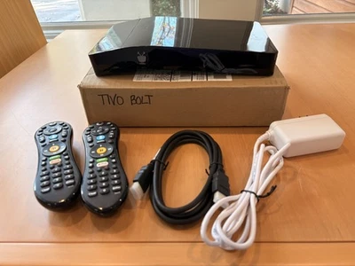 TiVo Bolt VOX for Cable + Mini  w/2 Voice Remotes.  Both with LIFETIME SERVICE - Image 1 of 4
