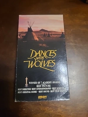 Dances With Wolves , VHS , 1990 , Kevin Costner - Image 1 of 4
