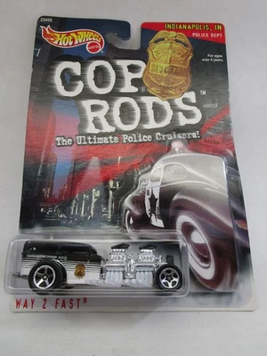 Hot Wheels Cop Rods Series 1 Diecast Way to Fast Indianapolis Indiana Police - Imagem 1 de 2