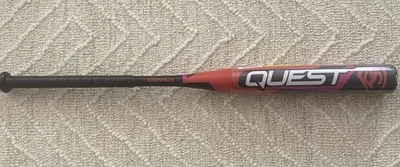 ⚾NUEVO BATE DE SOFTBOL LANZAMIENTO RÁPIDO Louisville Slugger QUEST sin usar (-12) Oz30"⚾ Foto 1 de 2