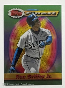 Topps Finest Flashbacks 2021 Ken Griffey Jr #202 Seattle Mariners SP - Imagen 1 de 2