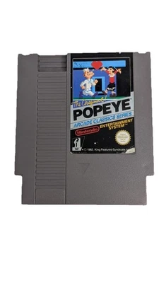 The Original Popeye Nintendo Entertainment System NES Game Cartridge - Image 1 of 2