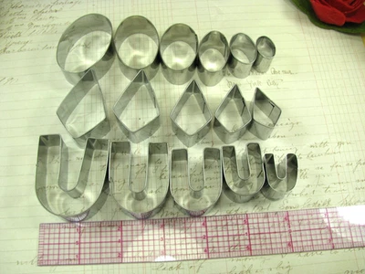 Hacer joyas de arcilla, polímero o arcilla PMC, 16 cortadores de arcilla, pendientes, ¡hacer oferta! Foto 1 de 4